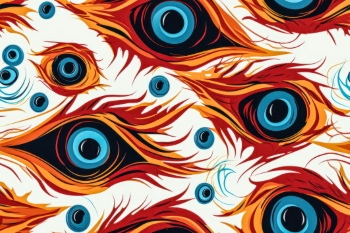 Seamless Eyes Art Images 30xJPEG