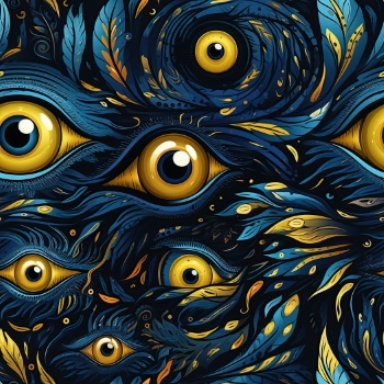 Seamless Eyes Art Images 30xJPEG