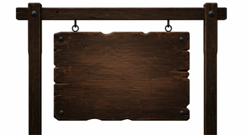 Old Rustic Wooden Sign Boards 25xPNG