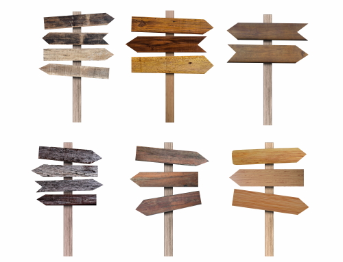 Old Rustic Wooden Sign Boards 25xPNG