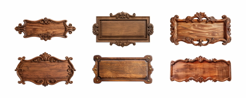 Old Rustic Wooden Sign Boards 25xPNG