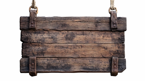 Old Rustic Wooden Sign Boards 25xPNG