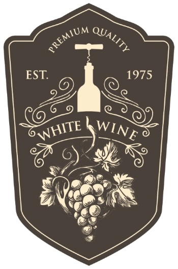 Wine Labels Decorated with Vintage Bunches of Grapes 31xAI Wine Labels Decorated with Vintage Bunches of Grapes 31xAI