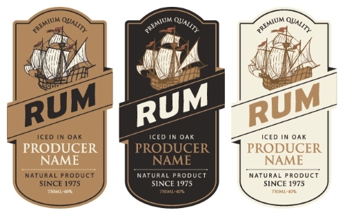 Wine Labels Decorated with Vintage Bunches of Grapes 31xAI Wine Labels Decorated with Vintage Bunches of Grapes 31xAI