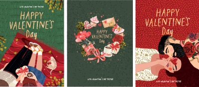 Valentine Day Templates #1, 25xAI