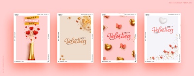 Valentine Day Templates #1, 25xAI