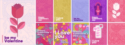 Valentine Day Templates #1, 25xAI
