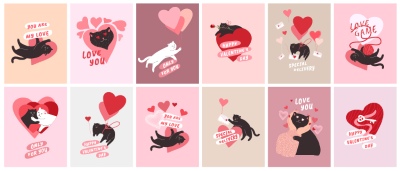 Valentine Day Templates #2, 26xAI