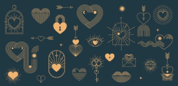 Valentine Day Templates #5, 25xAI