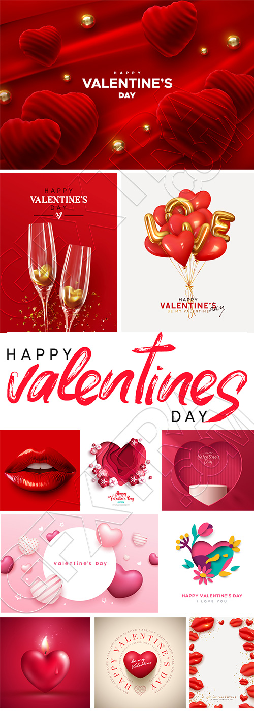 Valentine Day Templates #5, 25xAI