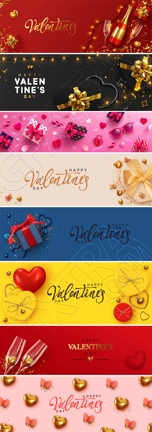 Valentine Day Templates #6, 25xAI