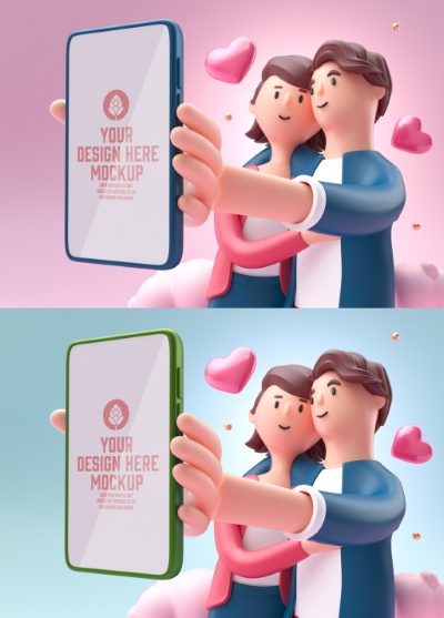 Valentine Day PhotoShop Templates #1, 15xPSDT