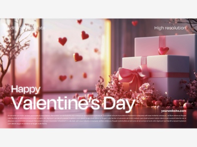 Valentine Day PhotoShop Templates #2, 15xPSDT