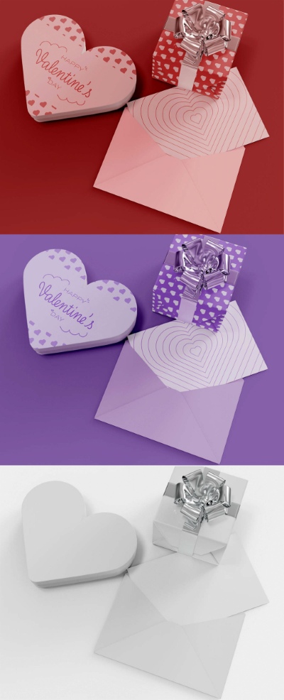 Valentine Day PhotoShop Templates #3, 15xPSDT Valentine Day PhotoShop Templates #3, 15xPSDT