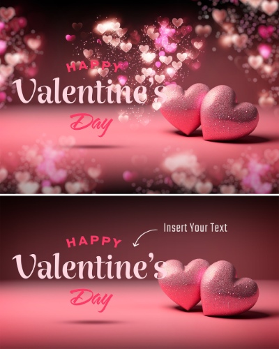Valentine Day PhotoShop Templates #3, 15xPSDT Valentine Day PhotoShop Templates #3, 15xPSDT