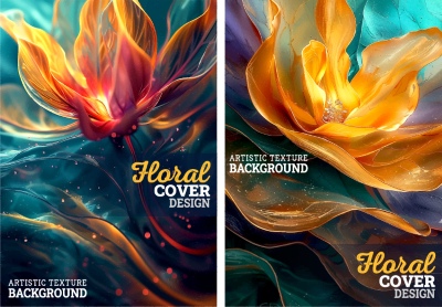 Luxury Artistic Texture Cover Templates #1, 25xAI