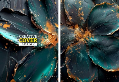 Luxury Artistic Texture Cover Templates #1, 25xAI