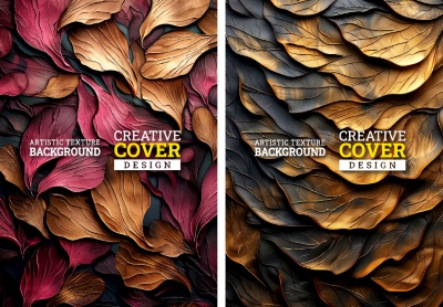 Luxury Artistic Texture Cover Templates #1, 25xAI