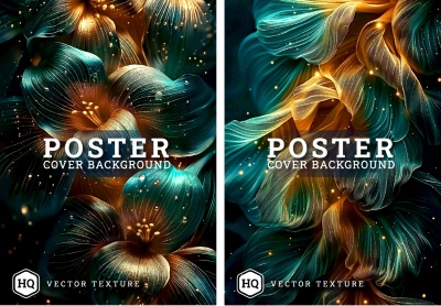 Luxury Artistic Texture Cover Templates #1, 25xAI