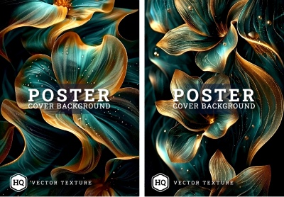 Luxury Artistic Texture Cover Templates #1, 25xAI