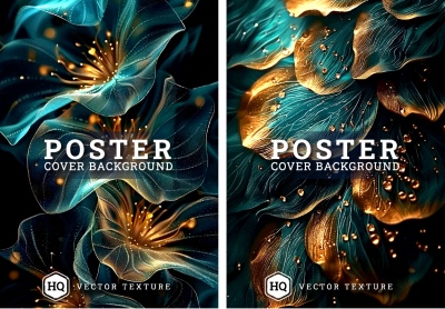 Luxury Artistic Texture Cover Templates #1, 25xAI