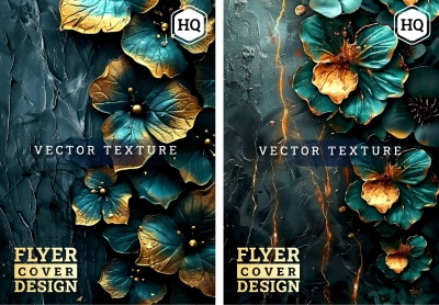 Luxury Artistic Texture Cover Templates #1, 25xAI