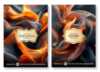 Luxury Artistic Texture Cover Templates #1, 25xAI
