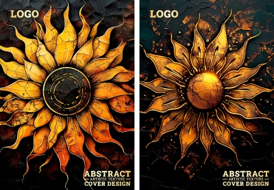 Luxury Artistic Texture Cover Templates #1, 25xAI