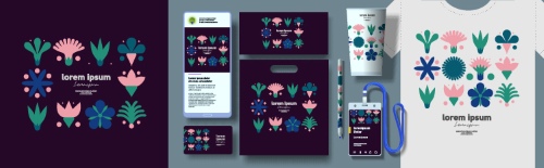 Corporate Identity, Abstract Patterns & Branding 25xAI