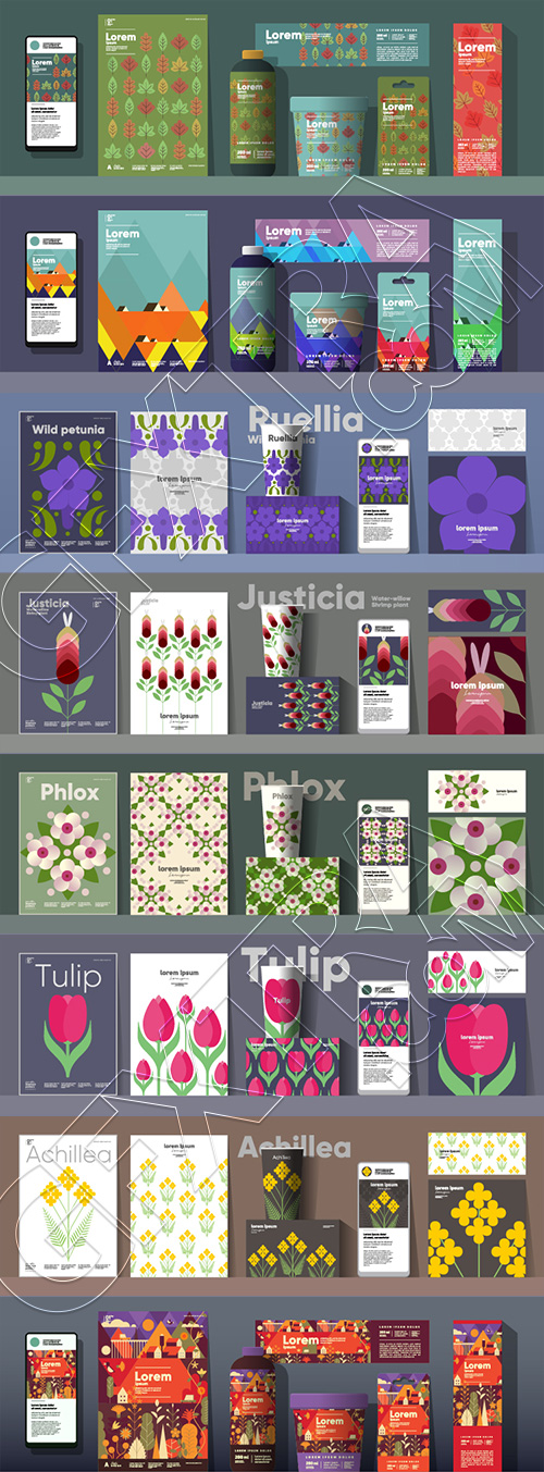 Corporate Identity, Abstract Patterns & Branding 25xAI