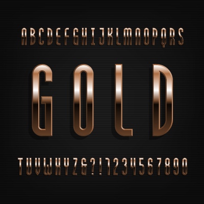 Steel, Iron, Metal Rusted Alphabets 25xAI