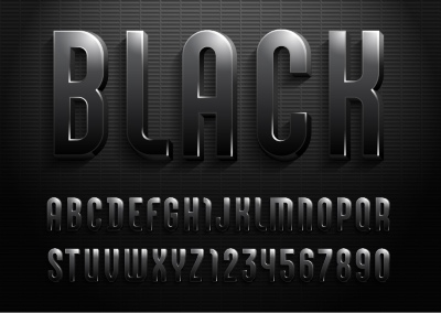 Steel, Iron, Metal Rusted Alphabets 25xAI