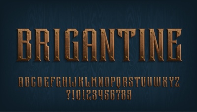 Steel, Iron, Metal Rusted Alphabets 25xAI