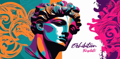 Exhibition Poster & Banner Templates 26xAI