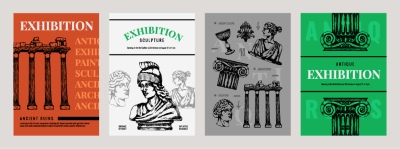 Exhibition Poster & Banner Templates 26xAI