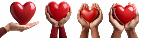 Valentine Concept Hearts #2, 30xPNG