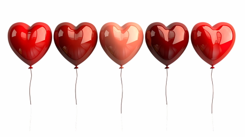 Valentine Concept Hearts #3, 31xPNG