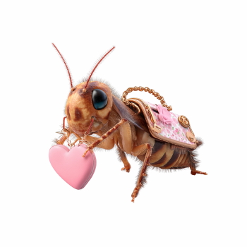 Adorable Fluffy Valentine  Bugs & Shellfish Toons 32xPNG