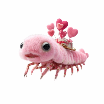 Adorable Fluffy Valentine  Bugs & Shellfish Toons 32xPNG