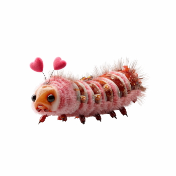 Adorable Fluffy Valentine  Bugs & Shellfish Toons 32xPNG