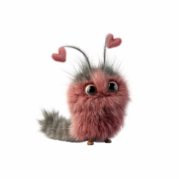 Adorable Fluffy Valentine  Bugs & Shellfish Toons 32xPNG