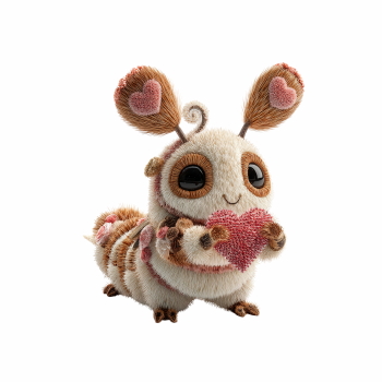 Adorable Fluffy Valentine  Bugs & Shellfish Toons 32xPNG