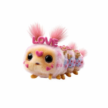 Adorable Fluffy Valentine  Bugs & Shellfish Toons 32xPNG