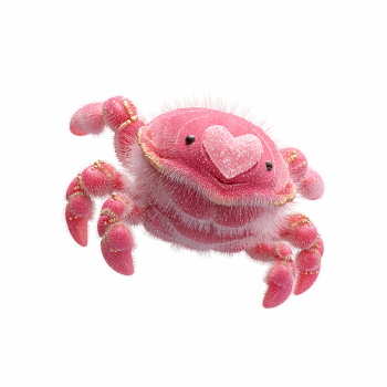 Adorable Fluffy Valentine  Bugs & Shellfish Toons 32xPNG
