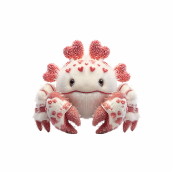 Adorable Fluffy Valentine  Bugs & Shellfish Toons 32xPNG