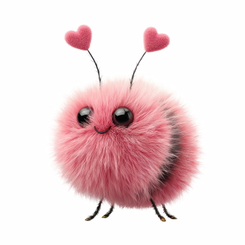 Adorable Fluffy Valentine  Bugs & Shellfish Toons 32xPNG