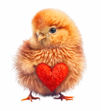 Cute Animals Holding Hearts #1, 26xPNG