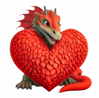 Cute Animals Holding Hearts #1, 26xPNG