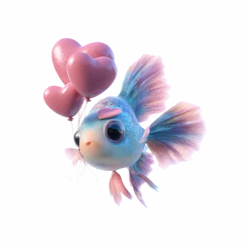 Cute Animals Holding Hearts #2, 29xPNG
