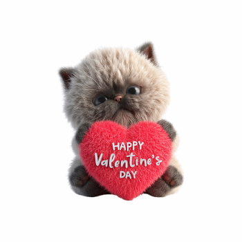 Cute Animals Holding Hearts #2, 29xPNG